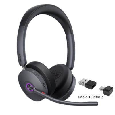 Yealink BH74 Bluetooth wireless headset with active noise cancellation
