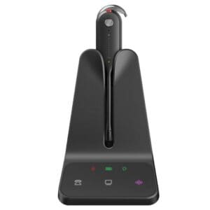 Yealink WH63 convertible DECT wireless headset with charging base